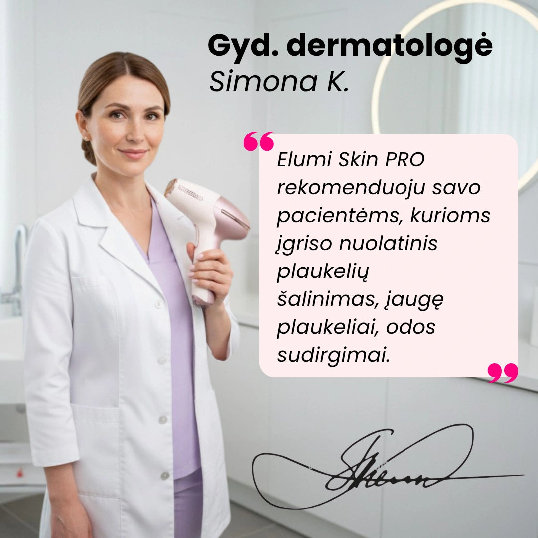 Elumi™ IPL plaukelių šalinimo rinkinys