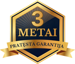 Pratęsta garantija +12 mėnesių