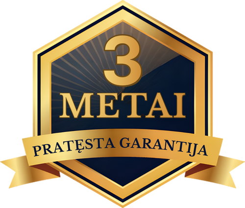 Pratęsta garantija +12 mėnesių